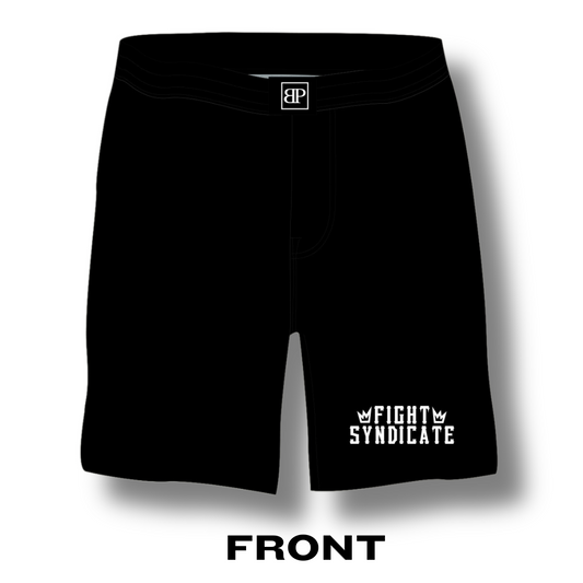 Fight Syndicate All Black Fight Shorts