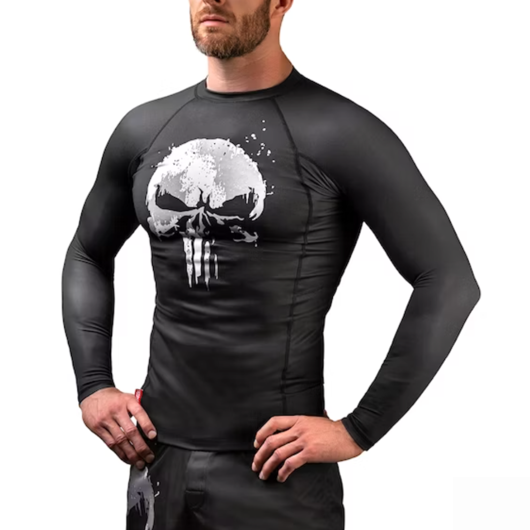 Marvel's The Punisher Long Sleeve Rash Guard - Hayabusa