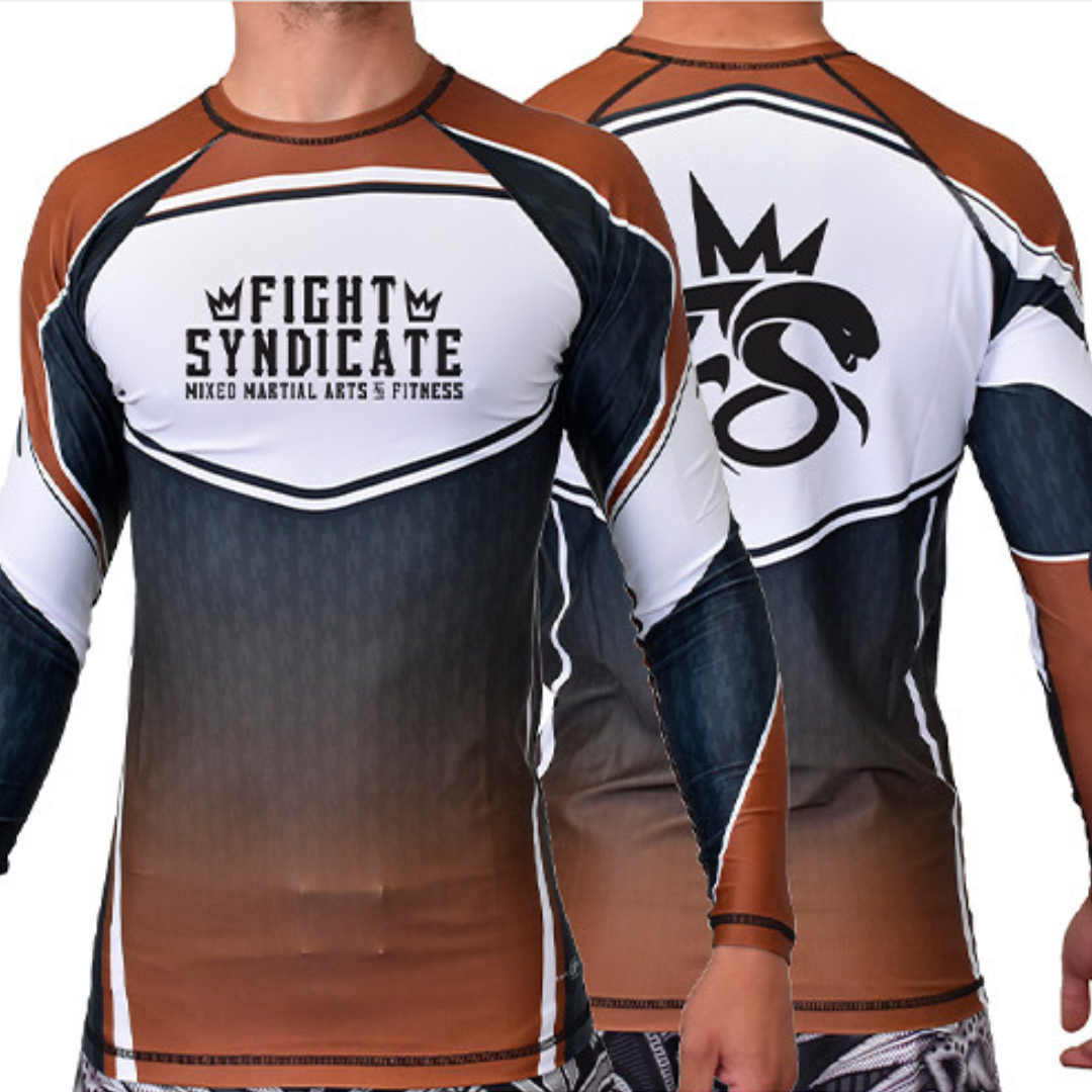 Fight Rash Guard Fight Syndicate Ranked Long Sleeve Rash Guard